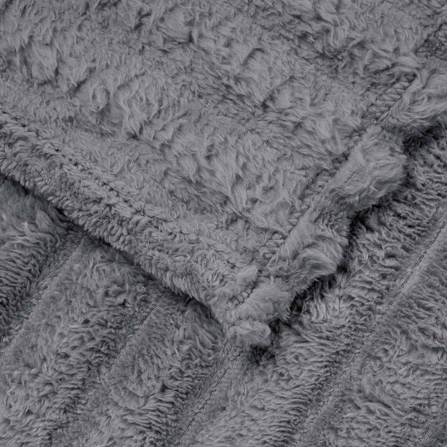Throw Blankets 6 pcs Dark Grey 200 x 150 cm Fleece