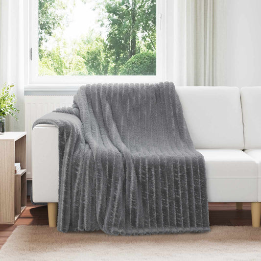 Throw Blankets 6 pcs Dark Grey 200 x 150 cm 4.75 kg Fleece