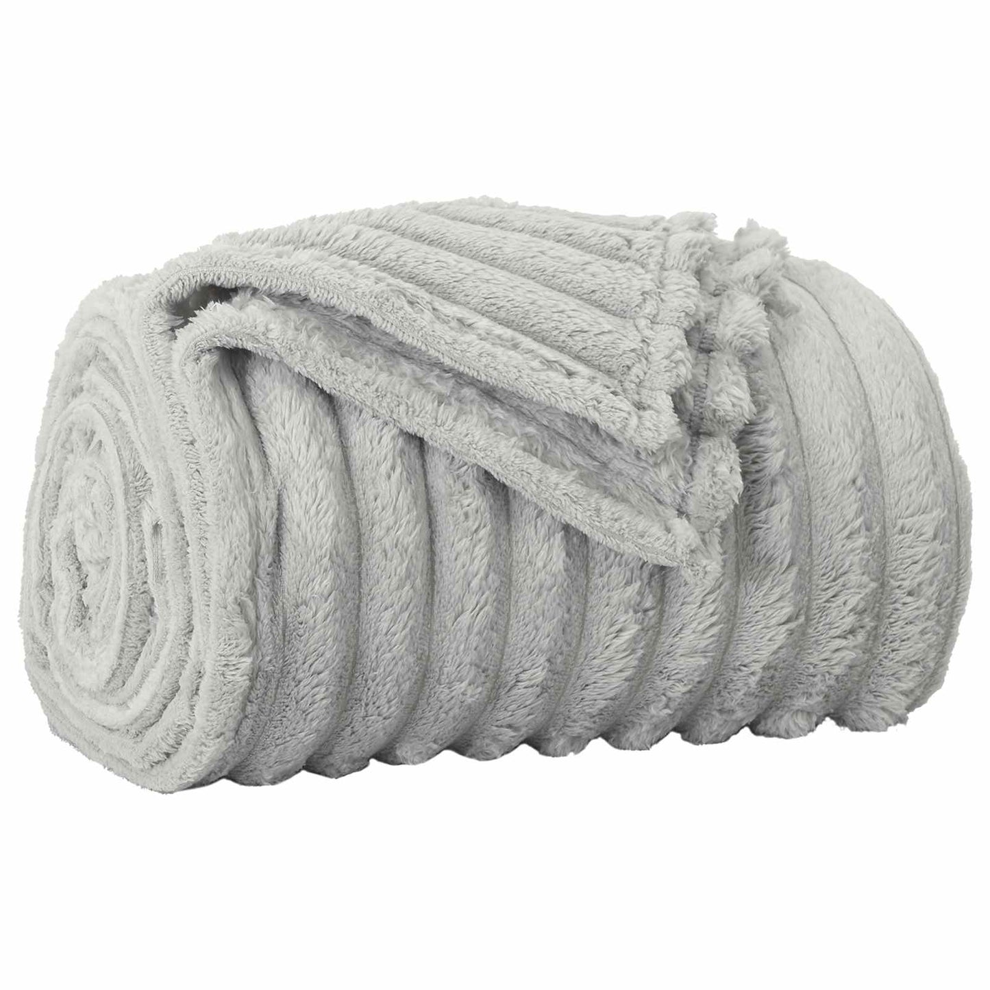Throw Blankets 6 pcs Grey 200 x 150 cm Fleece