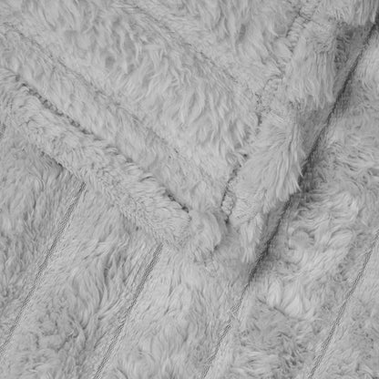 Throw Blankets 6 pcs Grey 240 x 220 cm Fleece