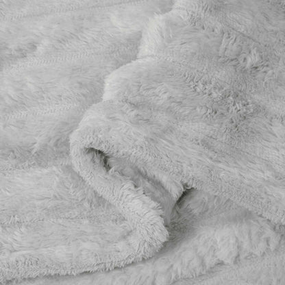 Throw Blankets 6 pcs Grey 240 x 220 cm Fleece