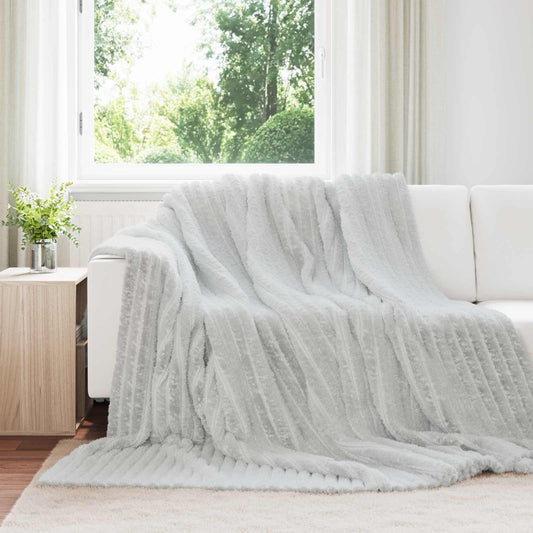 Throw Blankets 6 pcs Grey 240 x 220 cm 8.76 kg Fleece