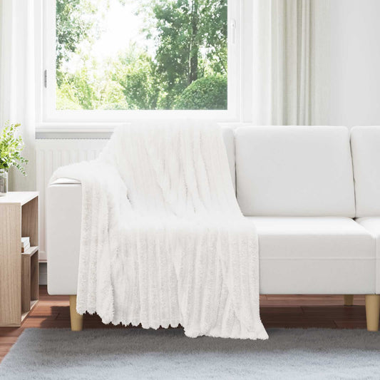 Throw Blankets 6 pcs White 150 x 130 cm 2.85 kg Fleece