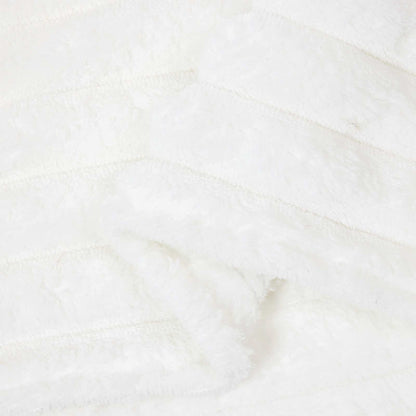 Throw Blankets 6 pcs White 240 x 220 cm Fleece