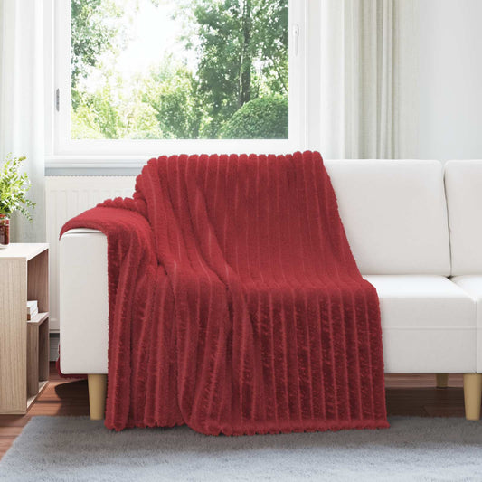 Throw Blankets 6 pcs Bordeaux Red 200 x 150 cm 4.75 kg Fleece