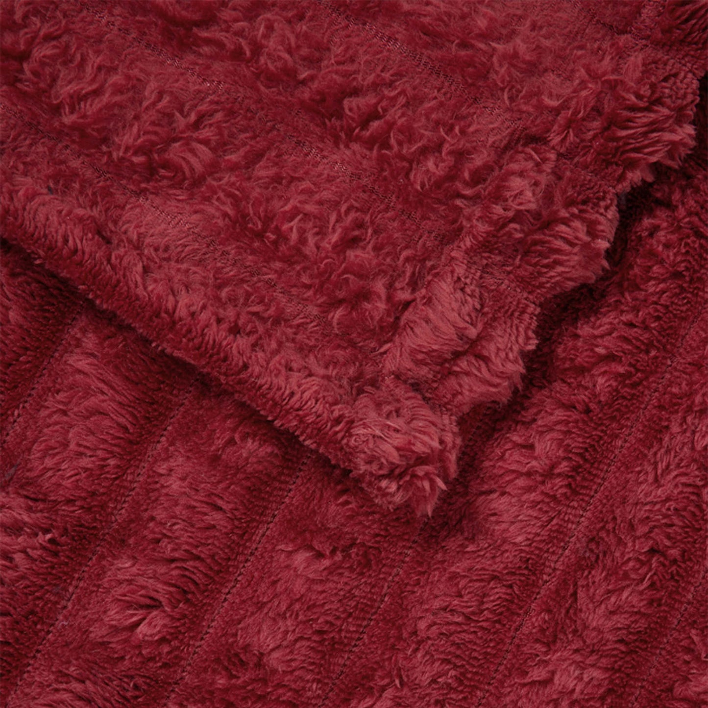 Throw Blankets 6 pcs Bordeaux Red 240 x 220 cm 8.76 kg Fleece
