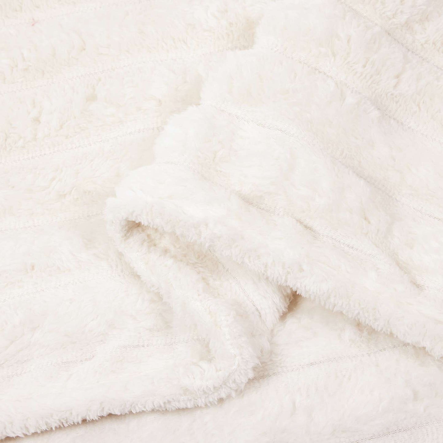 Throw Blankets 6 pcs Cream 270 x 240 cm Fleece