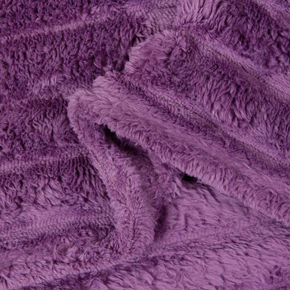 Throw Blankets 6 pcs Purple 150 x 130 cm Fleece