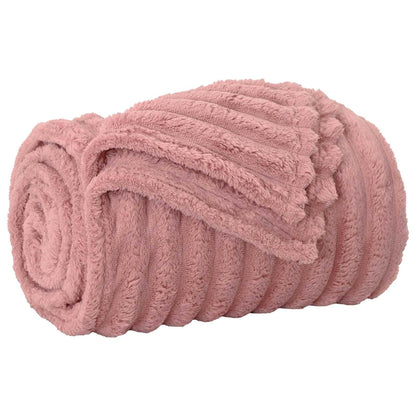 Throw Blankets 6 pcs Pink 150 x 130 cm Fleece