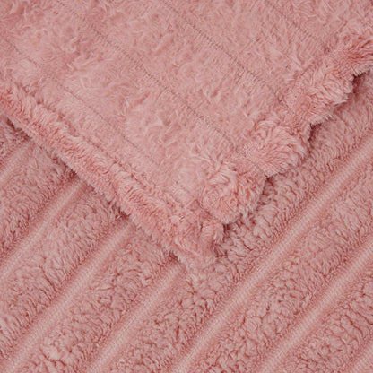 Throw Blankets 6 pcs Pink 200 x 150 cm Fleece