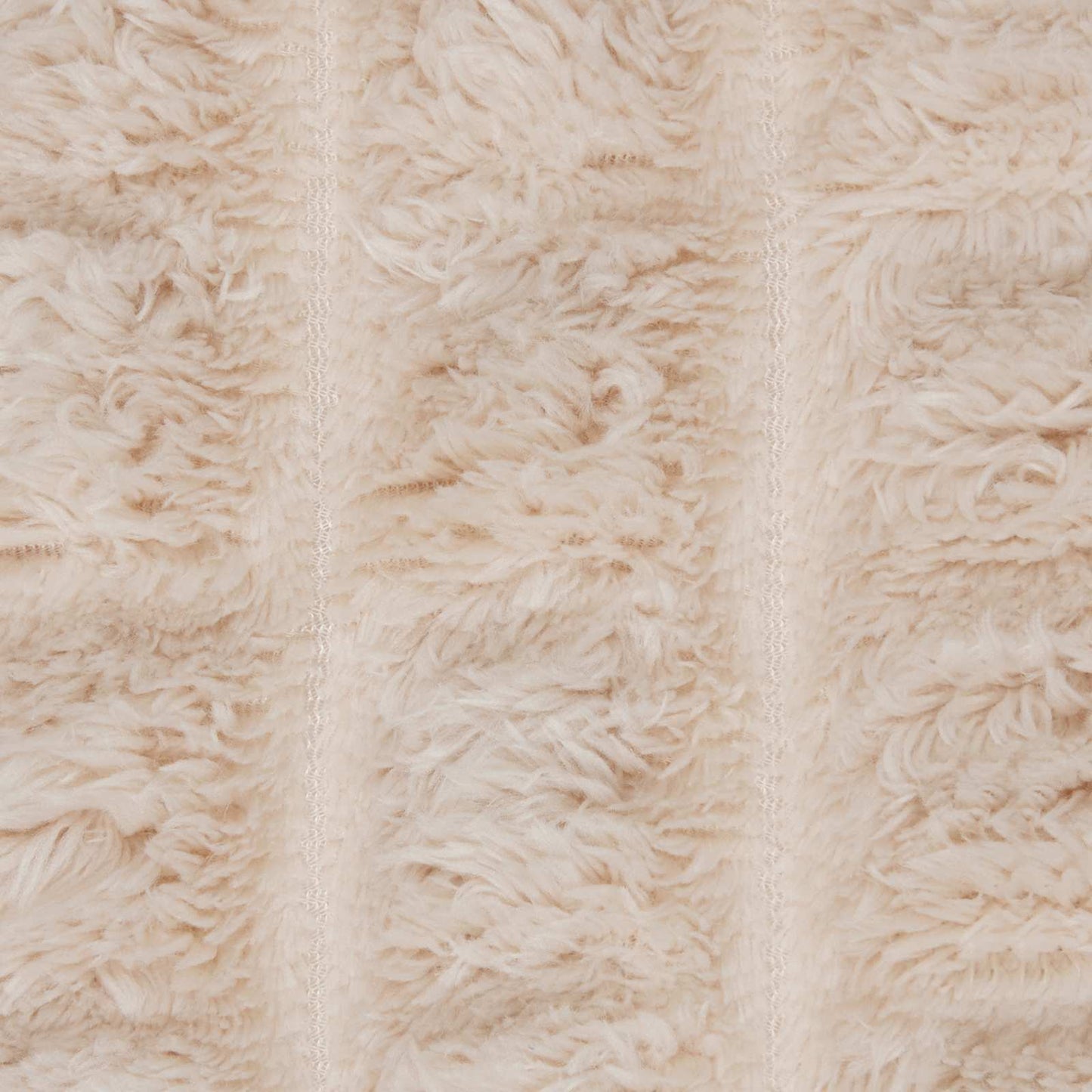 Throw Blanket Beige 150 x 130 cm Fleece