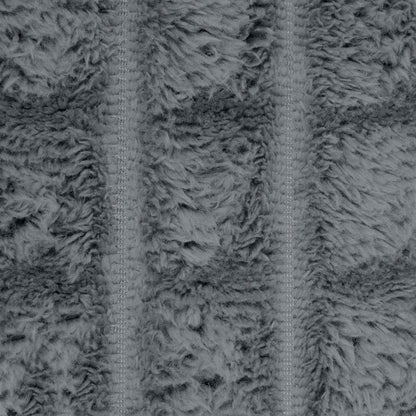 Throw Blanket Dark Grey 150 x 130 cm Fleece