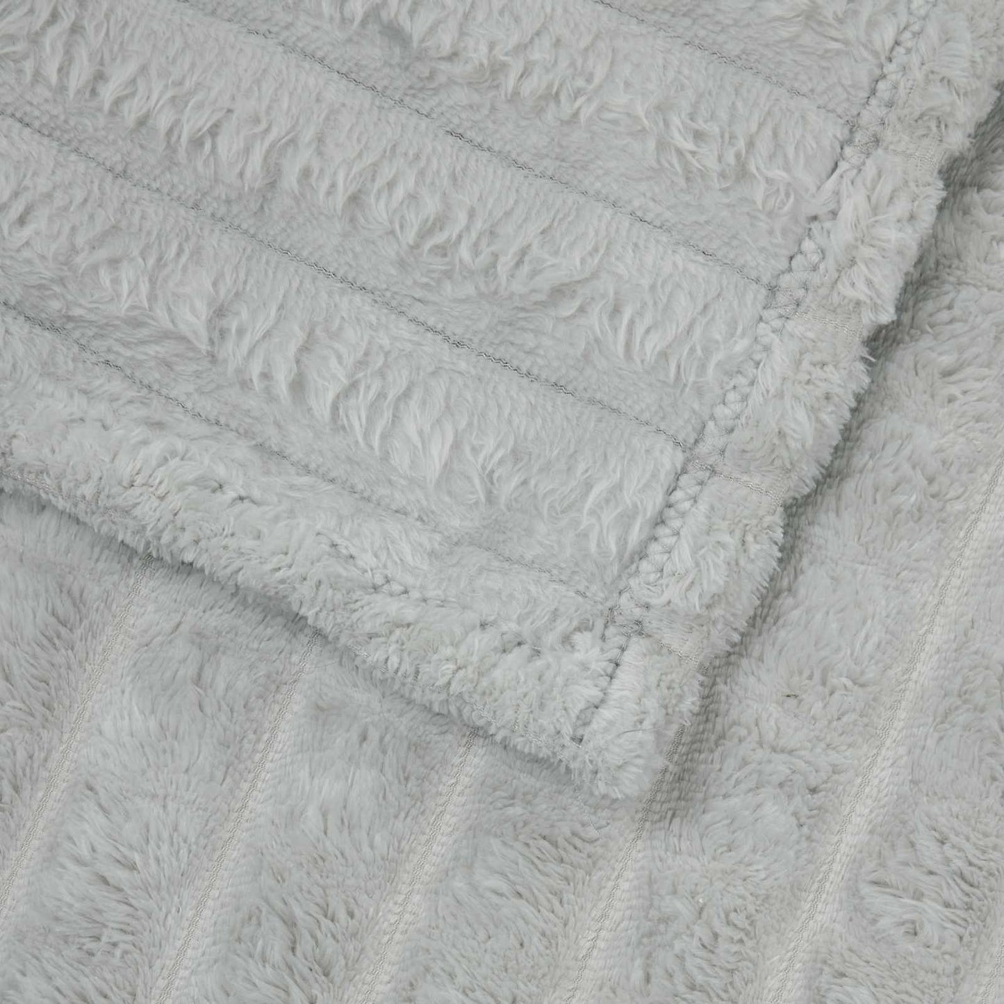 Throw Blanket Grey 200 x 150 cm Fleece