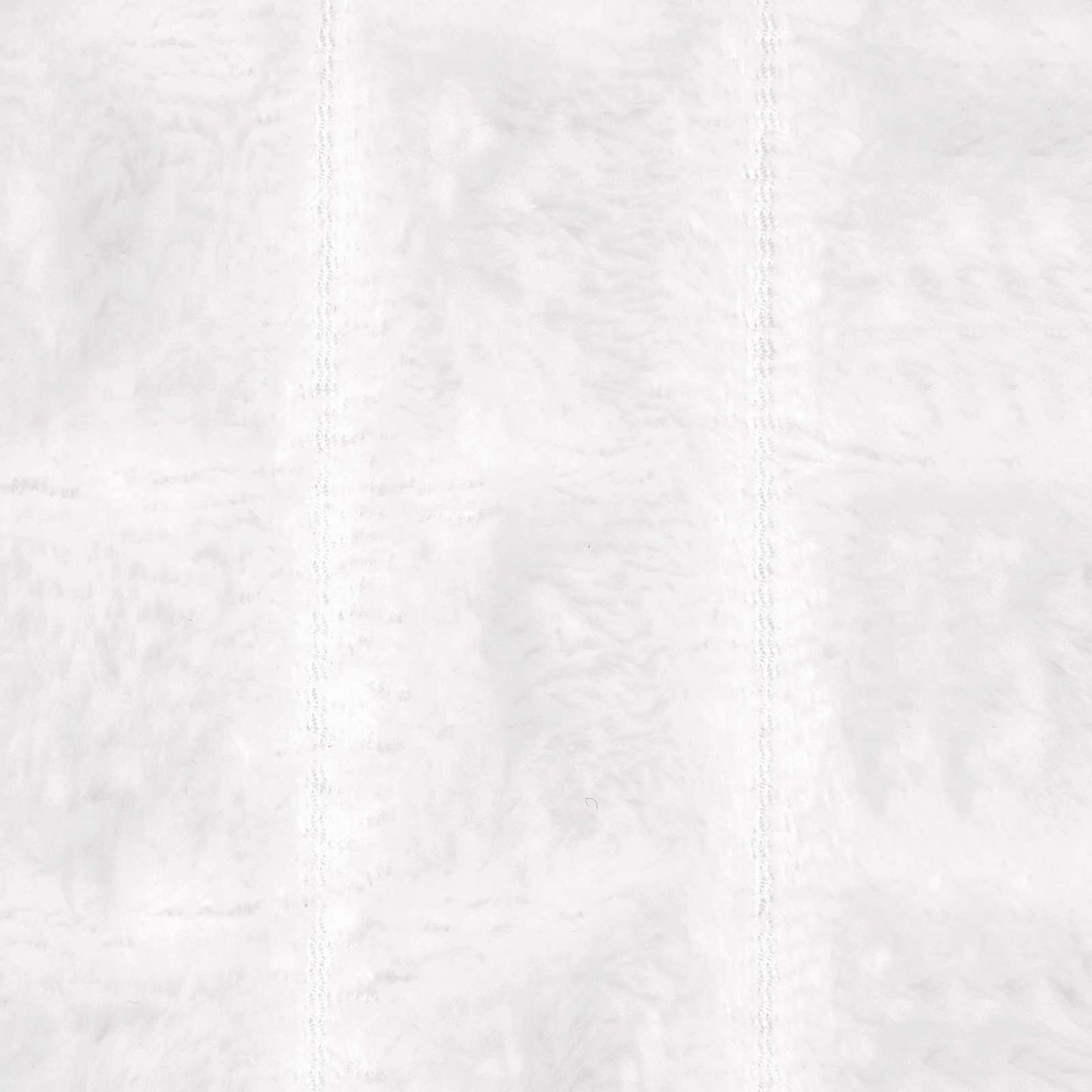 Throw Blanket White 240 x 220 cm Fleece