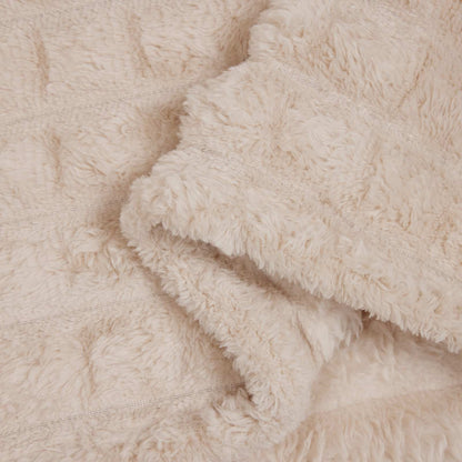 Throw Blankets 6 pcs Beige 200 x 150 cm Fleece