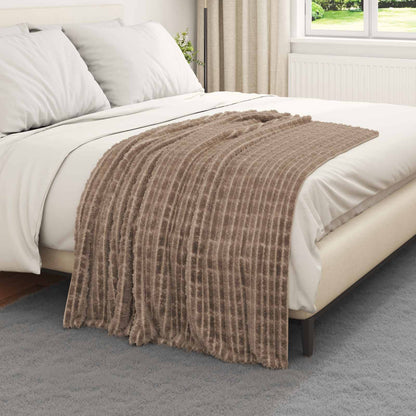 Throw Blankets 6 pcs Camel 150 x 130 cm Fleece