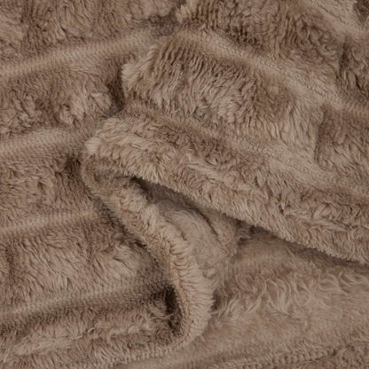 Throw Blankets 6 pcs Camel 200 x 150 cm Fleece