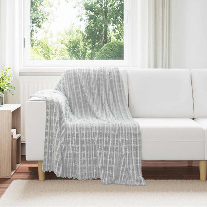 Throw Blankets 6 pcs Grey 150 x 130 cm Fleece