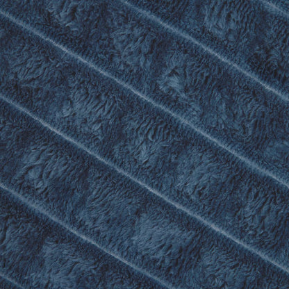 Throw Blankets 6 pcs Navy Blue 200 x 150 cm Fleece