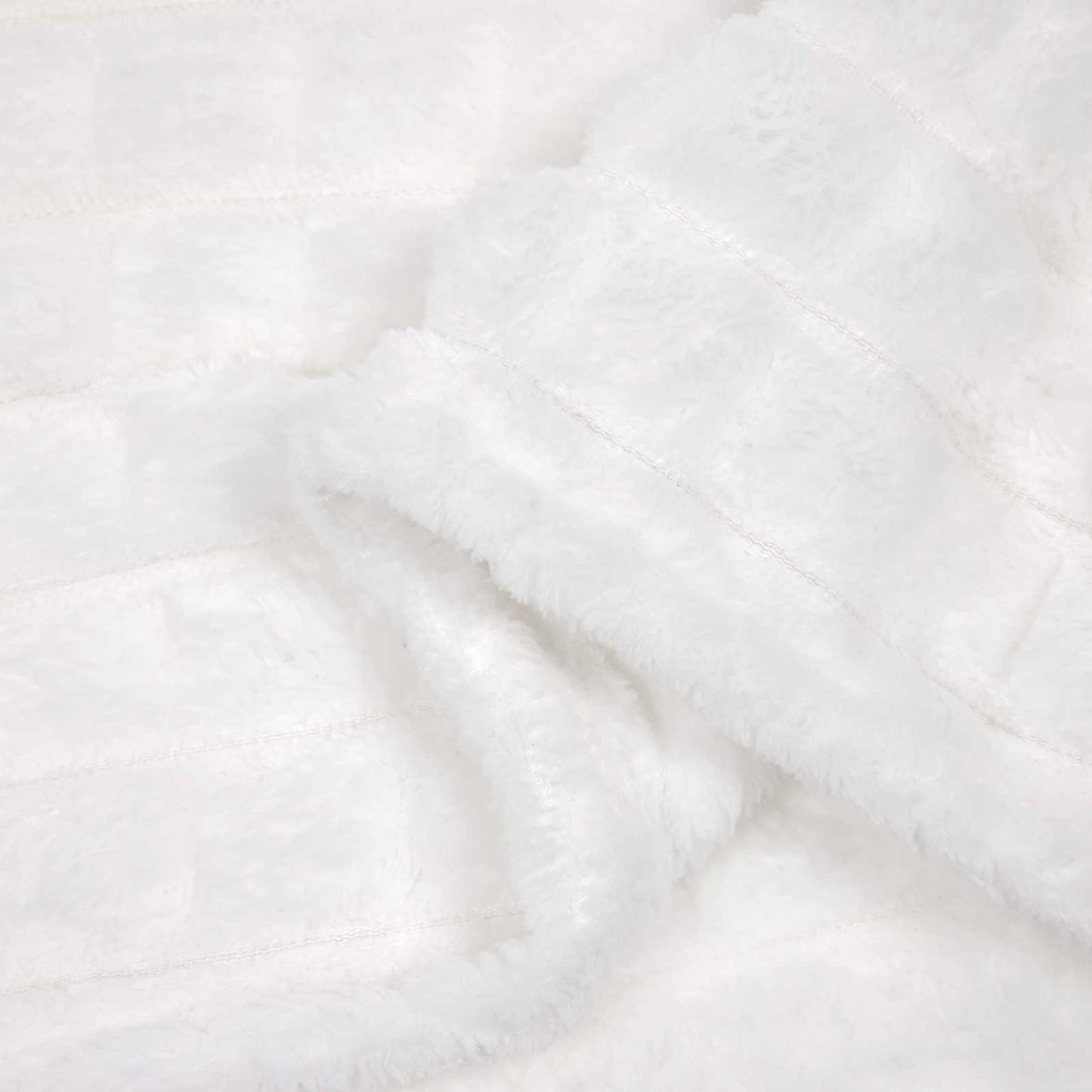 Throw Blankets 6 pcs White 200 x 150 cm Fleece