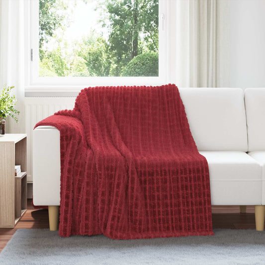 Throw Blankets 6 pcs Bordeaux Red 200 x 150 cm 4.5 kg Fleece