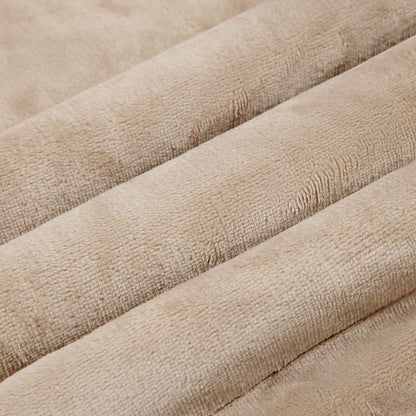Throw Blanket Beige 150 x 200 cm Fleece