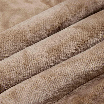 Throw Blanket Camel 130 x 150 cm Fleece