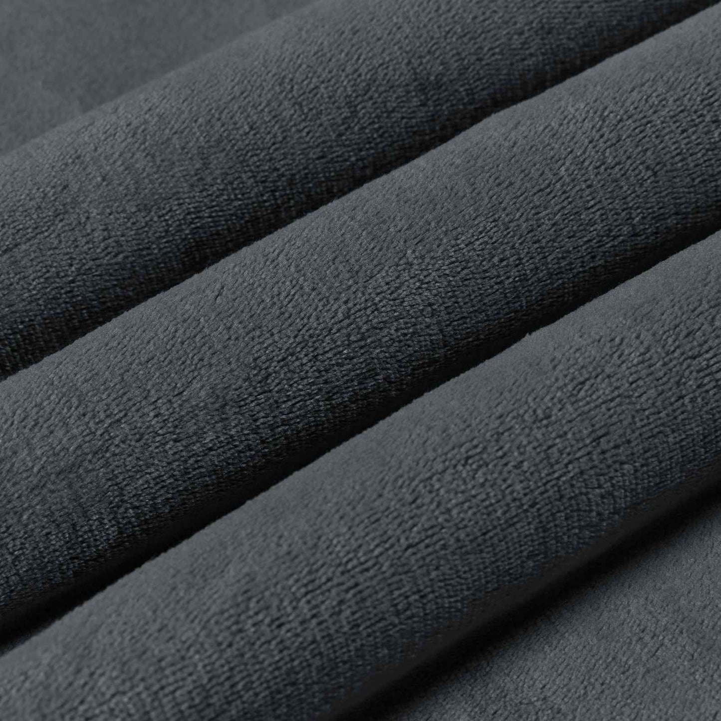 Throw Blanket Dark Grey 220 x 240 cm Fleece
