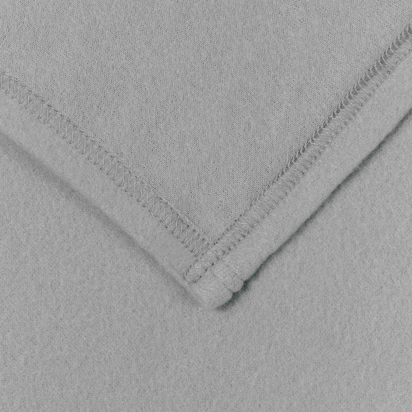 Throw Blanket Grey 270 x 240 cm Fleece