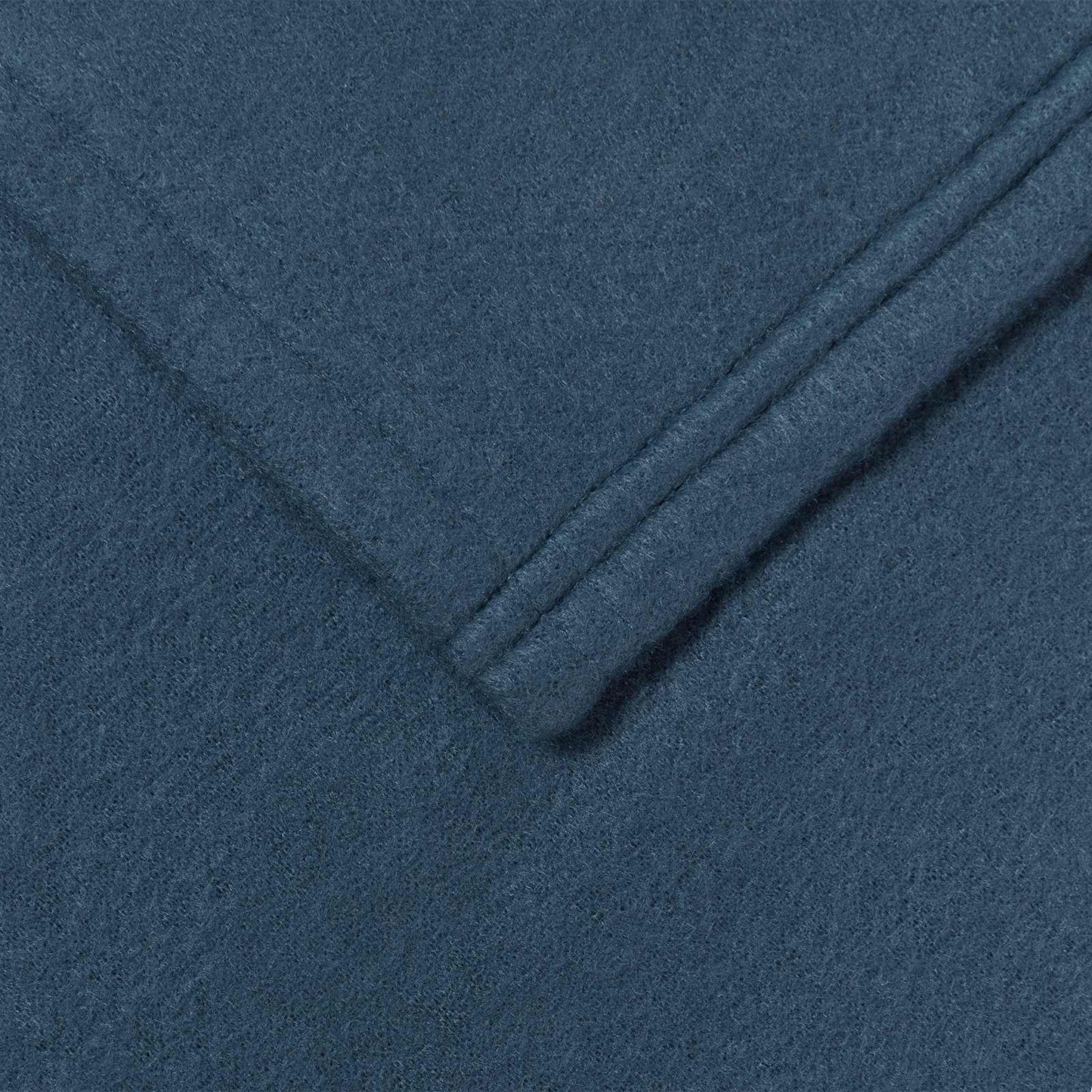 Throw Blanket Navy Blue 240 x 220 cm Fleece