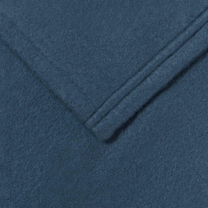 Throw Blanket Navy Blue 240 x 220 cm Fleece