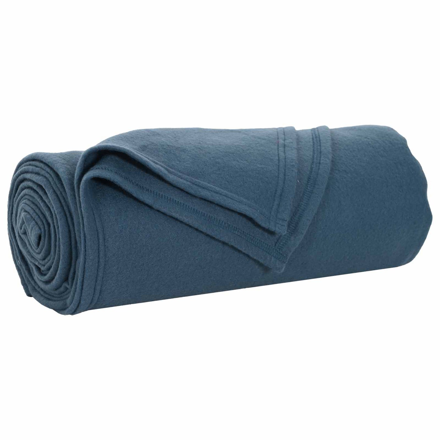 Throw Blanket Navy Blue 240 x 220 cm Fleece