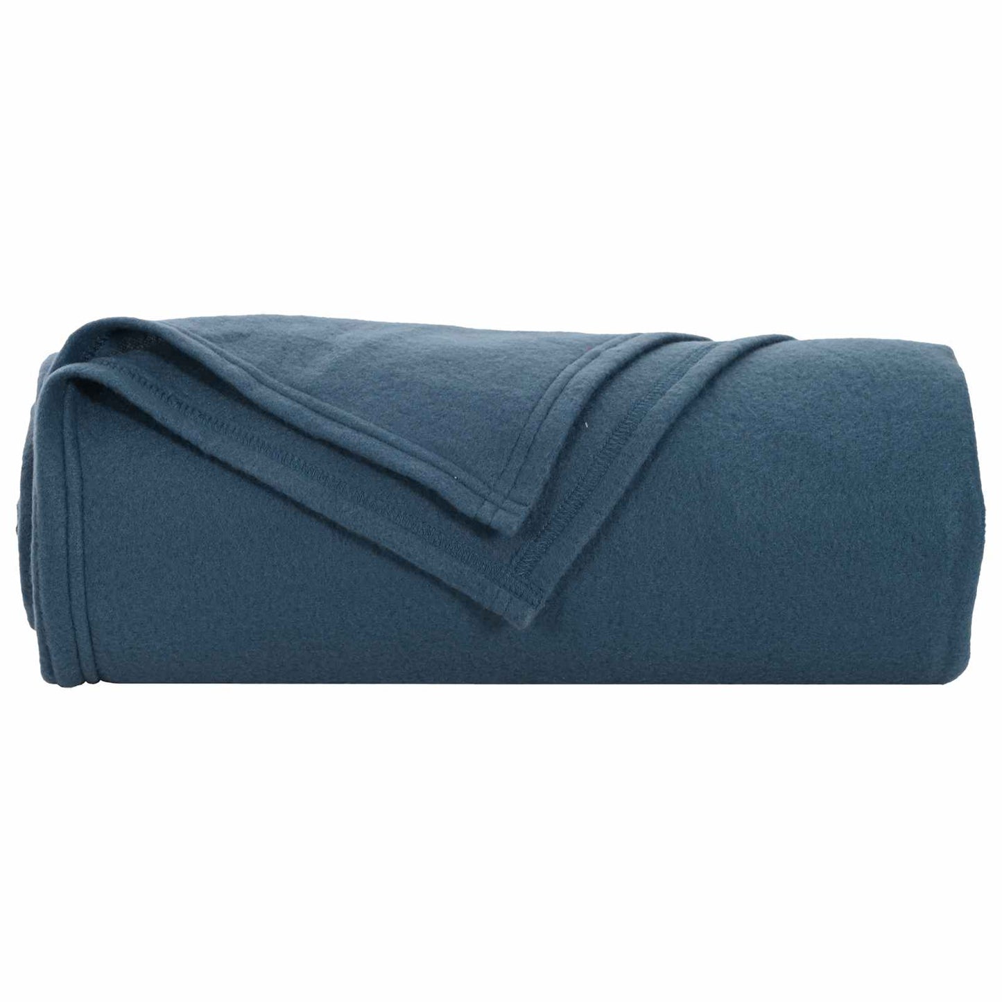 Throw Blanket Navy Blue 240 x 220 cm Fleece