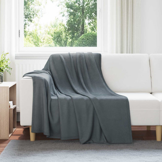 Throw Blankets 6 pcs Dark Grey 200 x 150 cm 2.61 kg Fleece
