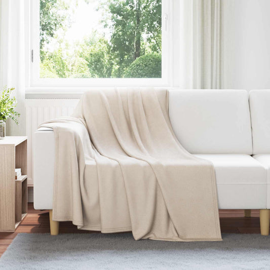 Throw Blankets 24 pcs Beige 200 x 150 cm 10.41 kg Fleece