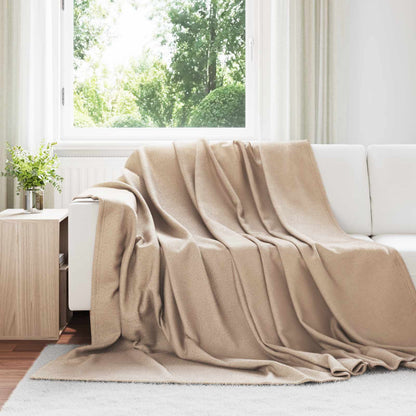 Throw Blankets 24 pcs Camel 240 x 220 cm Fleece
