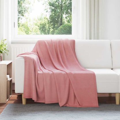 Throw Blankets 24 pcs Pink 200 x 150 cm Fleece