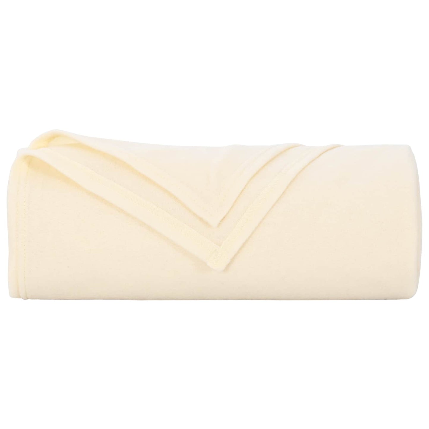 Throw Blanket Cream 350 x 270 cm Fleece