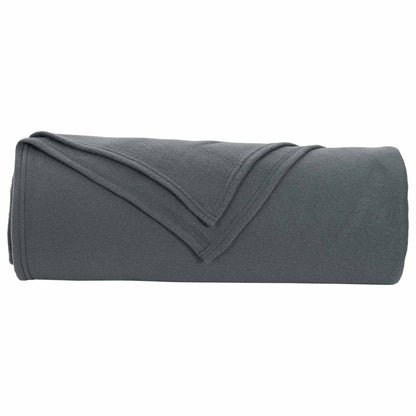 Throw Blanket Dark Grey 350 x 270 cm Fleece
