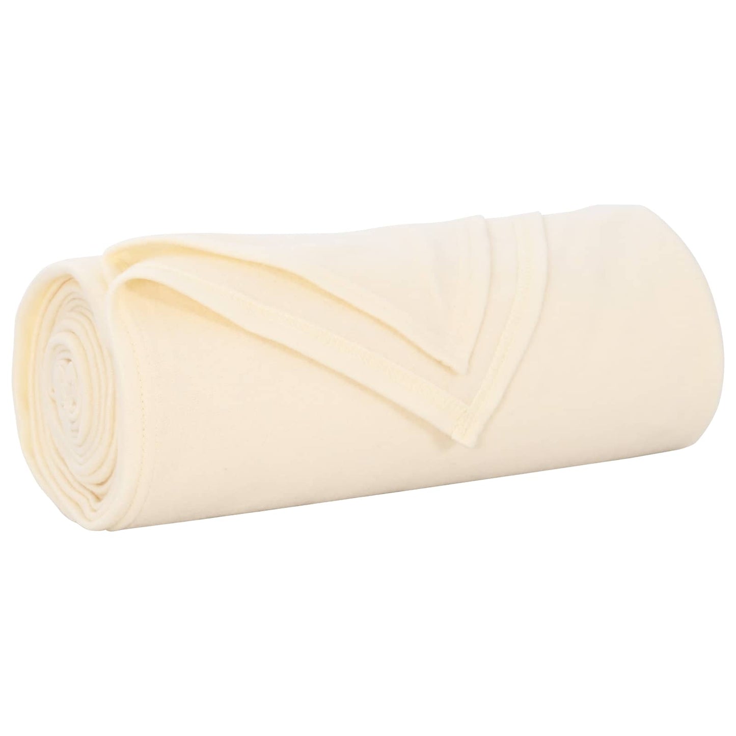 Throw Blankets 6 pcs Cream 280 x 210 cm Fleece