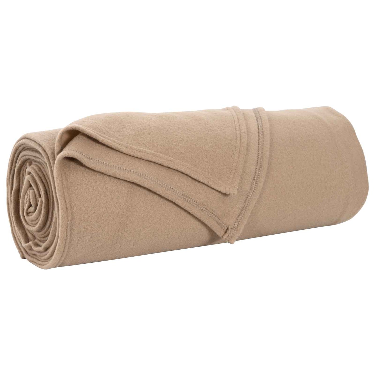 Throw Blankets 6 pcs Camel 350 x 270 cm Fleece