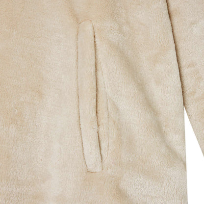 Blanket Hoodie Beige L Flannel