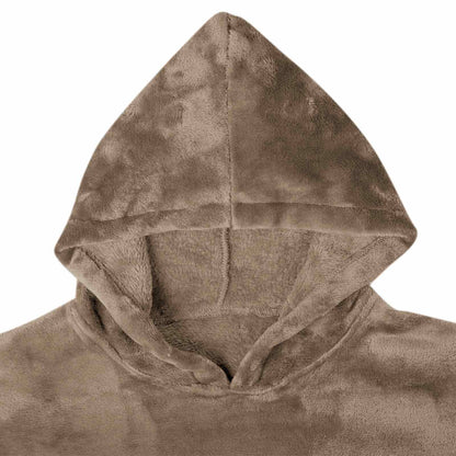 Blanket Hoodie Camel S Flannel