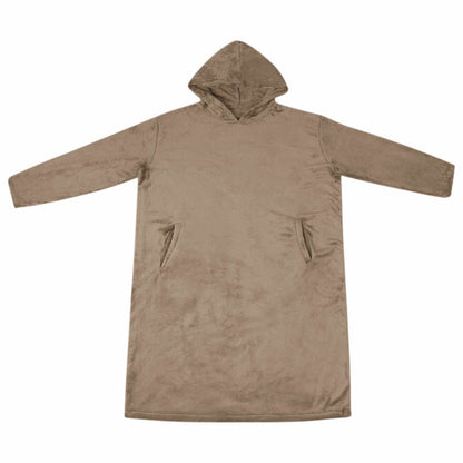 Blanket Hoodie Camel M Flannel