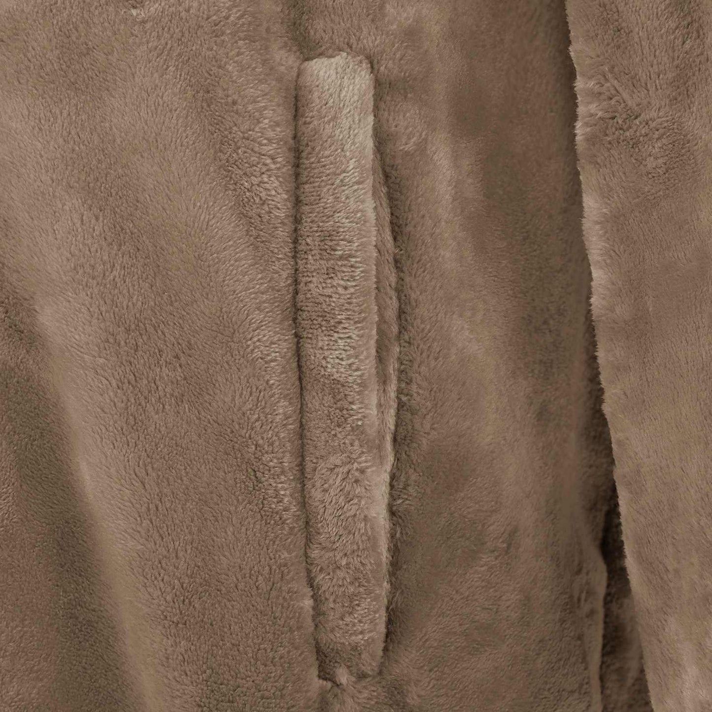 Blanket Hoodie Camel L Flannel