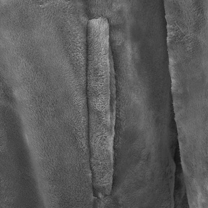 Blanket Hoodie Dark Grey M Flannel