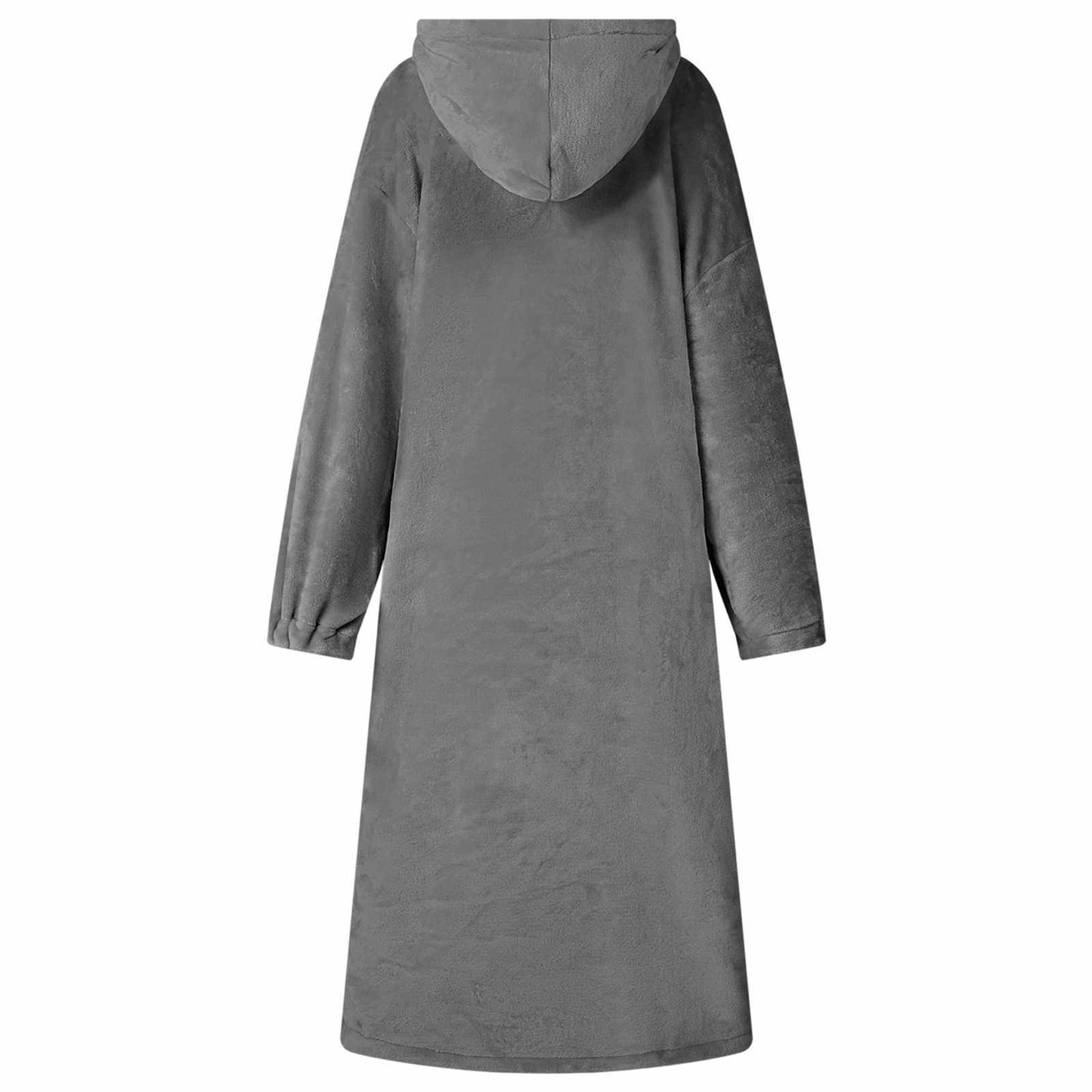 Blanket Hoodie Dark Grey M Flannel