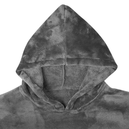 Blanket Hoodie Dark Grey L Flannel