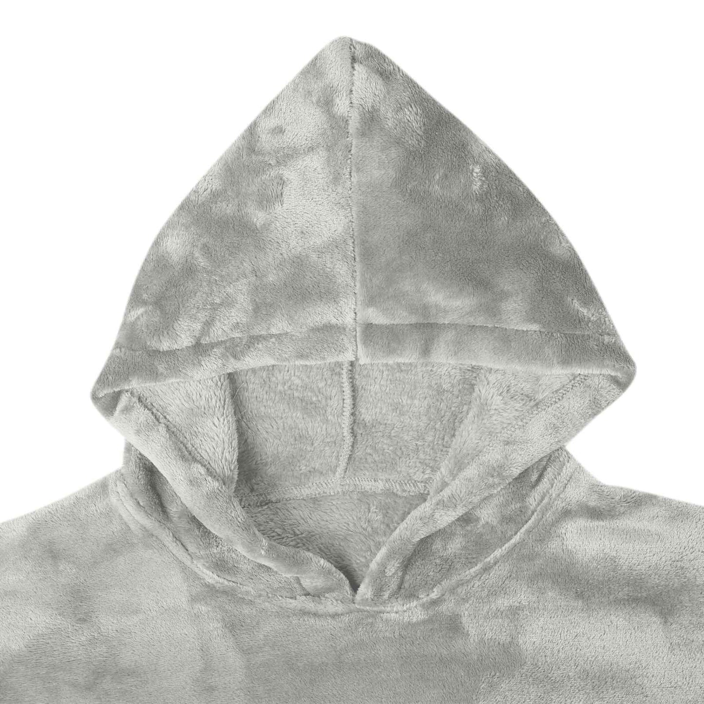 Blanket Hoodie Grey M Flannel