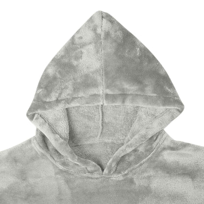 Blanket Hoodie Grey M Flannel